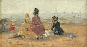 On the Beach Eugene Boudin